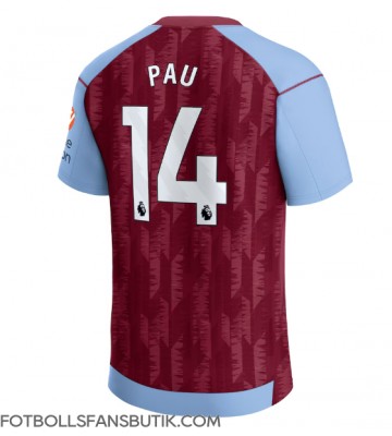 Aston Villa Pau Torres #14 Replika Hemmatröja 2023-24 Kortärmad